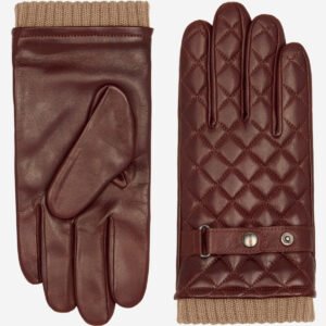 Men’s Quilted Leather Winter Gloves