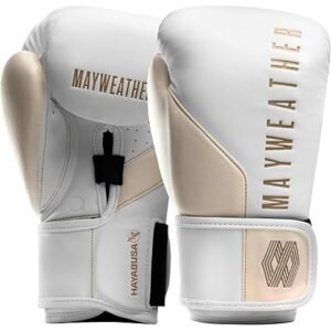Pro Boxing Gloves – Premium White & Rose Gold Edition High-Performance Gear